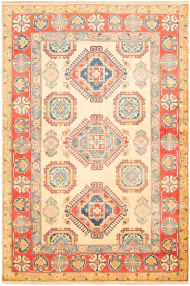 Afghan Finest Ghazni 6'7" x 9'10" Hand-knotted Wool Rug 