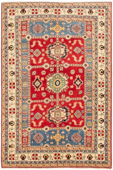 Afghan Finest Ghazni 6'7" x 9'9" Hand-knotted Wool Rug 