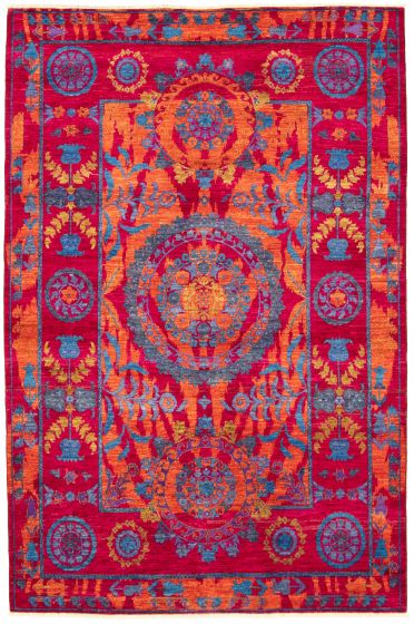 Pakistani Lahore Finest Collection 8'3" x 10'2" Hand-knotted Wool Rug 