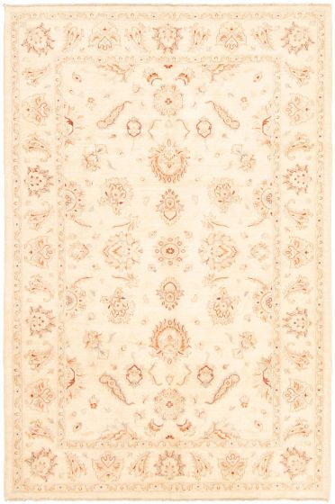 Pakistani Peshawar Oushak 6'0" x 9'1" Hand-knotted Wool Rug 