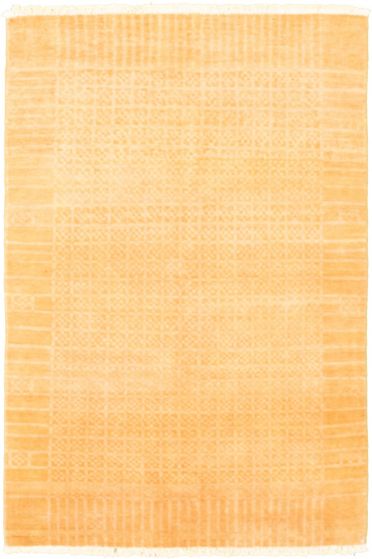 Pakistani Peshawar Ziegler 3'10" x 6'1" Hand-knotted Wool Rug 