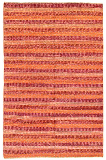 Pakistani Finest Peshawar Ziegler 5'7" x 8'5" Hand-knotted Wool Rug 