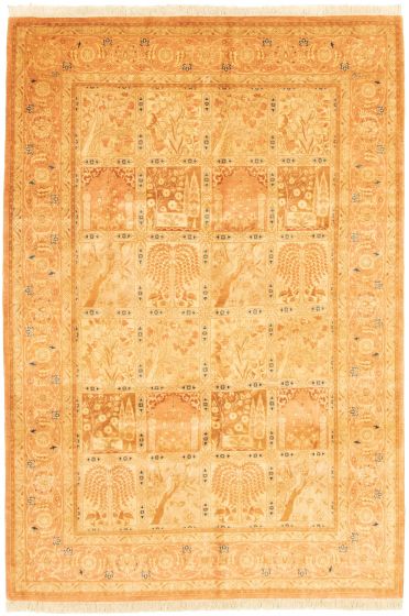 Pakistani Pako Persian 18 Of 20 6'1" x 8'9" Hand-knotted Wool Rug 