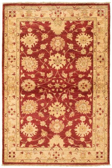Afghan Chobi Finest 4'2" x 6'5" Hand-knotted Wool Rug 