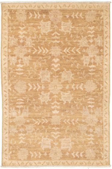Pakistani 18 Of 20 Pak Finest Oushak 4'0" x 6'1" Hand-knotted Wool Rug 