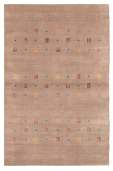 Indo Gabbeh 3'10" x 6'0" Hand Loomed Wool Rug 