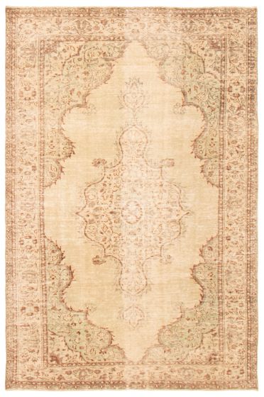Turkish Melis Vintage 6'5" x 9'9" Hand-knotted Wool Rug 