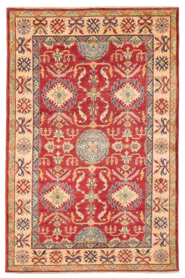 Afghan Finest Ghazni 5'11" x 8'11" Hand-knotted Wool Rug 