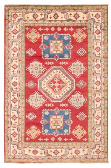 Afghan Finest Ghazni 6'6" x 9'10" Hand-knotted Wool Rug 