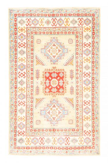 Afghan Uzbek Ghazni 3'3" x 5'0" Hand-knotted Wool Rug 