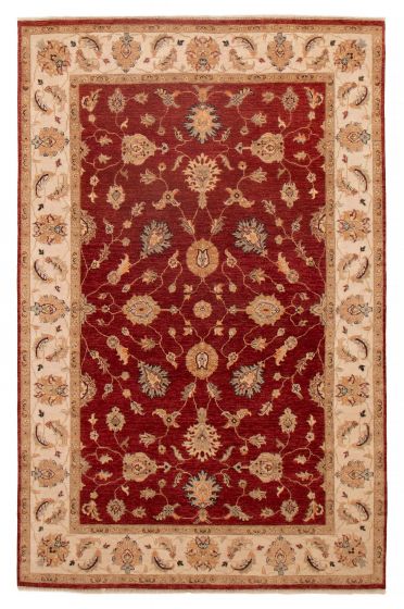 Indian Jamshidpour 6'0" x 9'3" Hand-knotted Wool Rug 