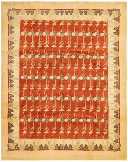 Afghan Finest Ziegler Chobi 8'2" x 10'5" Hand-knotted Wool Rug 