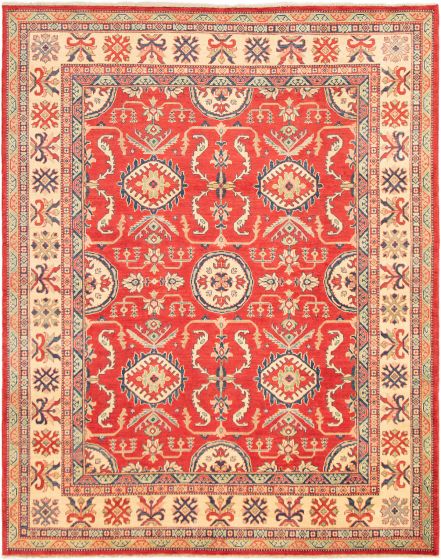 Afghan Finest Ghazni 7'11" x 10'0" Hand-knotted Wool Rug 