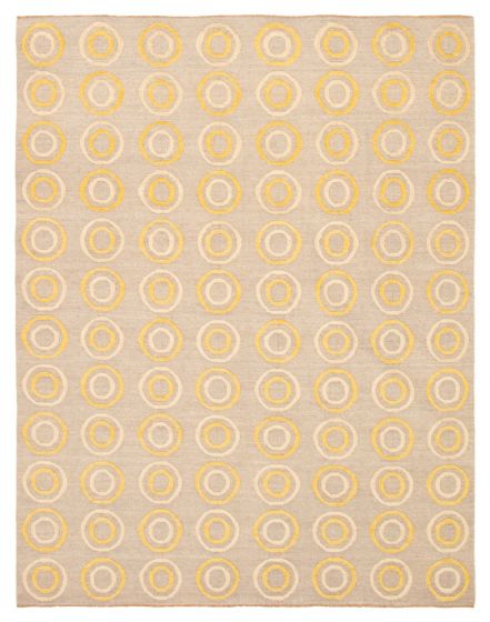 Pakistani Finest Peshawar Ziegler 8'0" x 10'2" Hand-knotted Wool Rug 