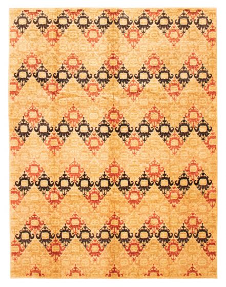 Afghan Chobi Finest 9'0" x 11'9" Hand-knotted Wool Rug 