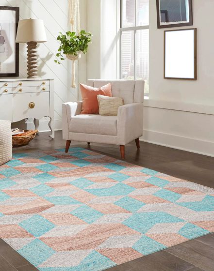 Turkish Ankara 5'2" x 7'10" Flat-Weave Wool Kilim 