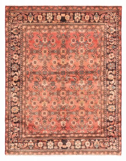 Persian Style 5'3" x 6'9" Hand-knotted Wool Rug 