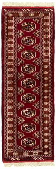 Turkmenistan Turkman 2'1" x 6'4" Hand-knotted Wool Rug 