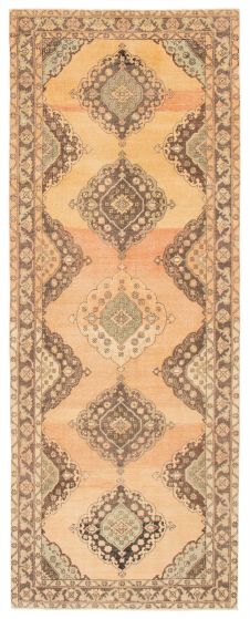 Turkish Anadol Vintage 4'9" x 12'8" Hand-knotted Wool Rug 