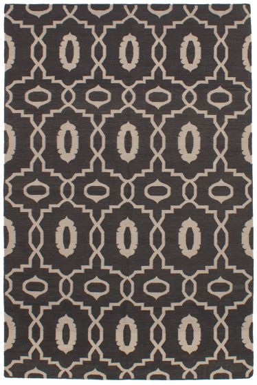 Turkish Ankara FW 5'1" x 7'11" Flat-Weave Wool Kilim 