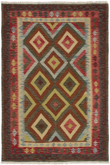 Kilim sivas 5'4" x 8'2" en laine