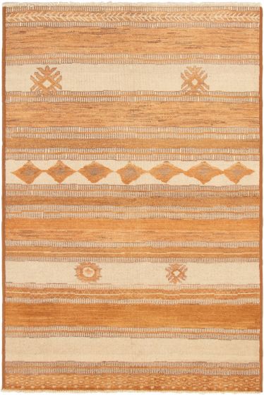 Indian Shalimar 5'9" x 8'9" Hand-knotted Wool Rug 
