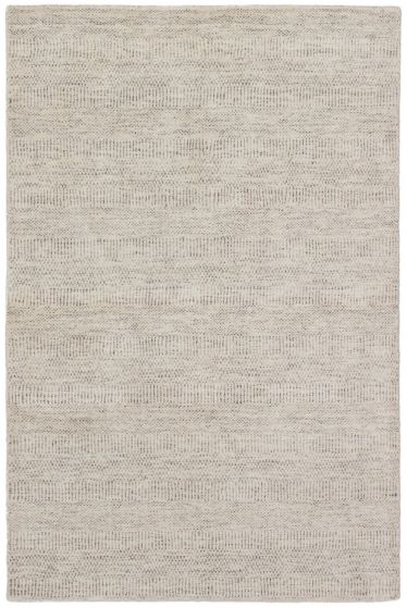 Indian Silk Shadow 4'0" x 6'0" Hand-knotted Viscose, Wool Rug 