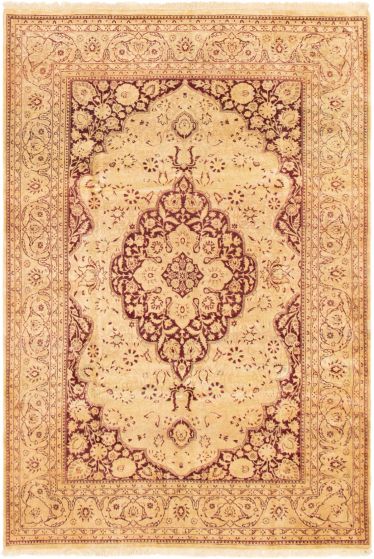 Pakistani Pako Persian 18 Of 20 6'1" x 8'10" Hand-knotted Wool Rug 