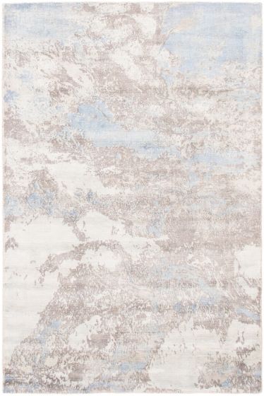 Indian Galleria 5'0" x 7'8" Hand-knotted Bamboo Silk Rug 