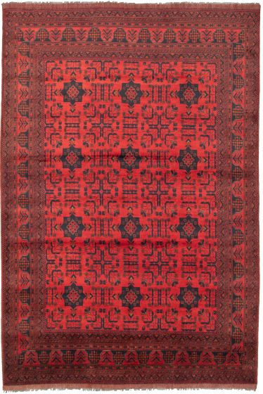 Afghan Finest Khal Mohammadi 6'6" x 9'8" Hand-knotted Wool Rug 