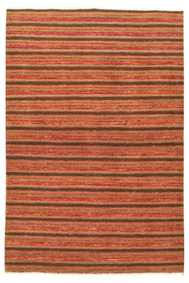 Pakistani Peshawar Ziegler 4'1" x 6'2" Hand-knotted Wool Rug 