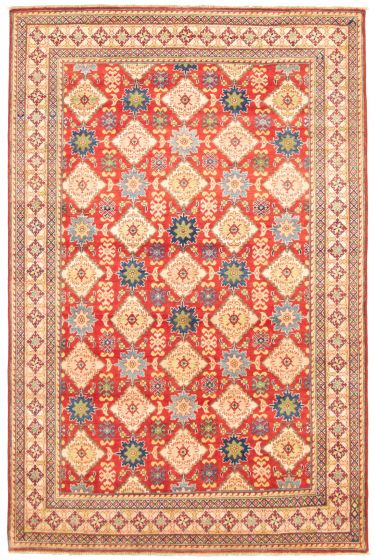 Afghan Finest Ghazni 6'8" x 10'0" Hand-knotted Wool Rug 