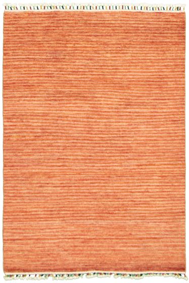 Pakistani Pak Finest Gabbeh 5'0" x 7'0" Hand-knotted Wool Rug 