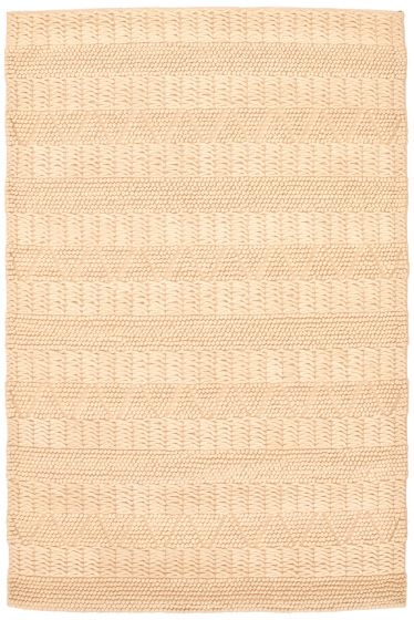 Tapis sienna 5'3" x 7'11" en laine torsadée