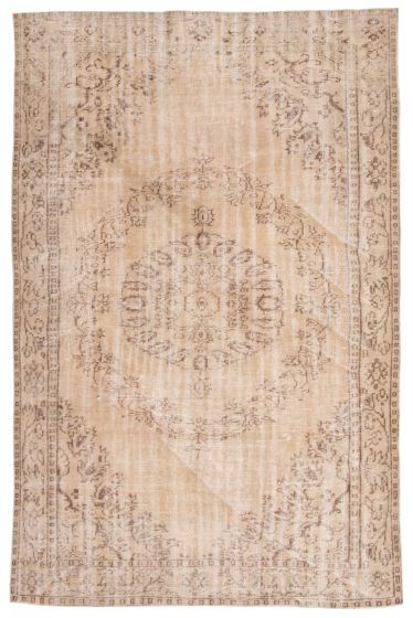 Turkish Melis Vintage 6'1" x 9'1" Hand-knotted Wool Rug 