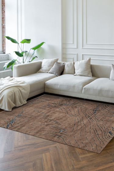 Nepal Opulence 8'1" x 9'10" Hand-knotted Silk, Wool Rug 