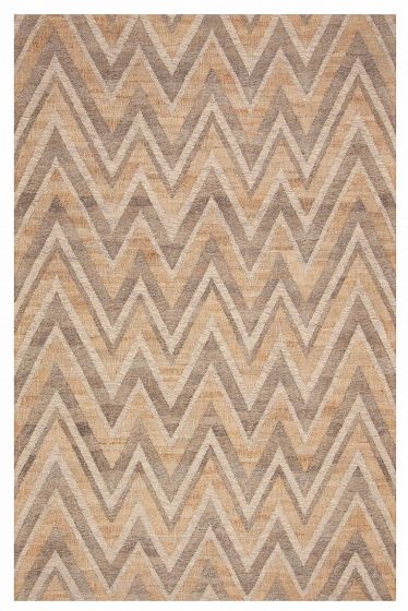 Indian Palas Denizli 5'3" x 8'2" Flat-Weave Jute Kilim 