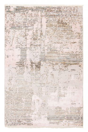 Indian Legacy 4'0" x 6'1" Hand-knotted Silk & Wool Rug 