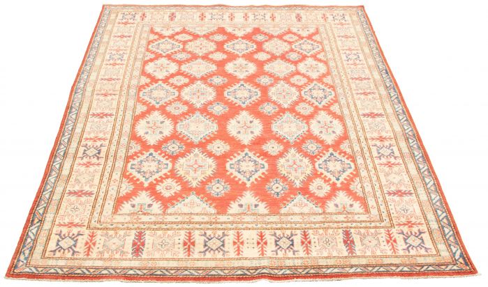Afghan Finest Ghazni 6'7" x 9'9" Hand-knotted Wool Rug 