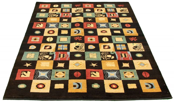 Pakistani Peshawar Ziegler 6'2" x 9'0" Hand-knotted Wool Rug 