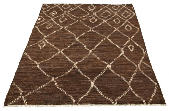 Pakistani Marrakech 5'1" x 7'8" Hand-knotted Wool Rug 