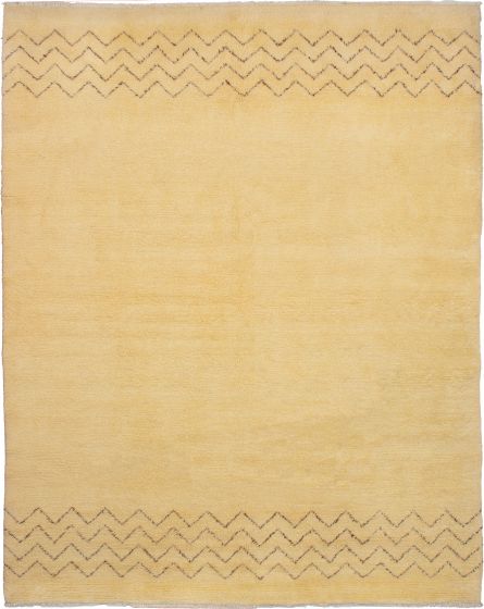 Moroccan Royal Maroc 9'4" x 11'10" Hand-knotted Wool Rug 