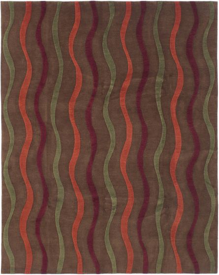 Nepal Opulence 7'9" x 9'9" Hand-knotted Wool Rug 