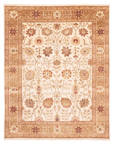 Indian Jamshidpour 8'0" x 9'11" Hand-knotted Wool Rug 