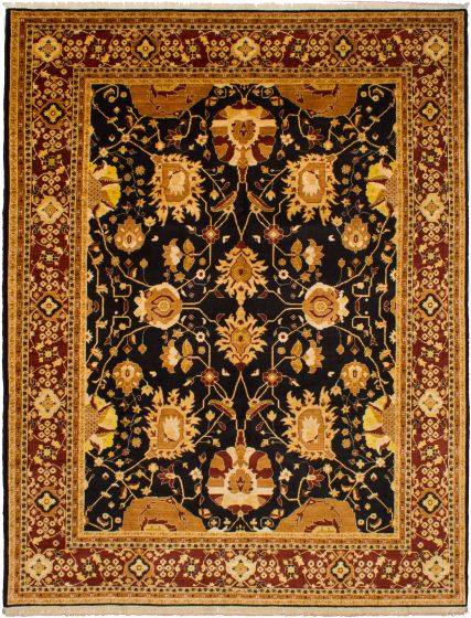 Afghan Chobi Finest 9'1" x 11'8" Hand-knotted Wool Rug 