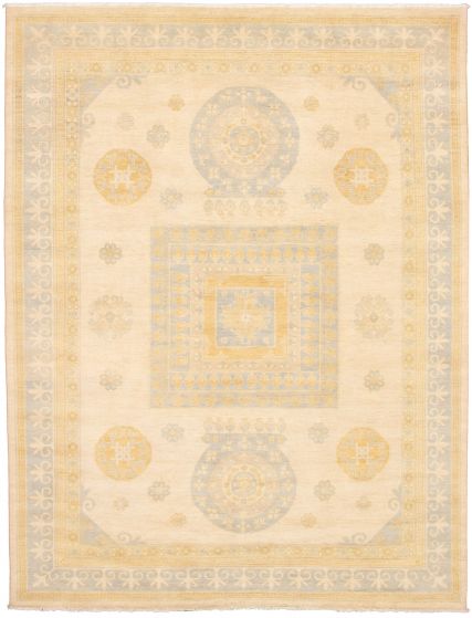 Pakistani 18 Of 20 Pak Finest Mamluk 9'1" x 11'10" Hand-knotted Wool Rug 