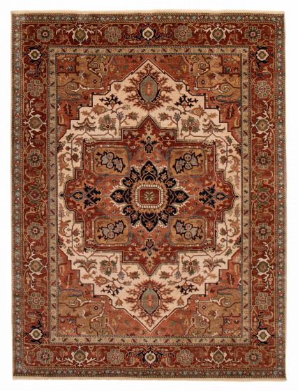 Indian Jules Sultane 8'11" x 11'11" Hand-knotted Wool Rug 