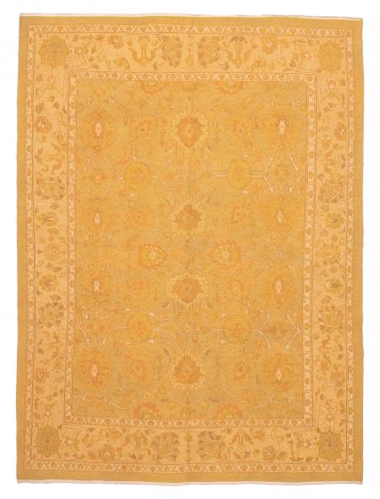 Pakistani Lahor Finest 8'6" x 11'8" Flat-Weave Wool Tapestry Kilim 