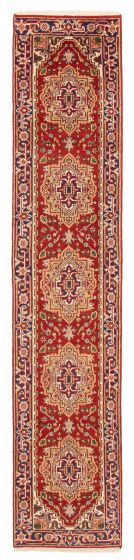 Indian Serapi Heritage 2'5" x 11'7" Hand-knotted Wool Runner Rug 