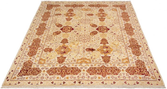 Pakistani Pako Persian 18 Of 20 8'0" x 10'0" Hand-knotted Wool Rug 